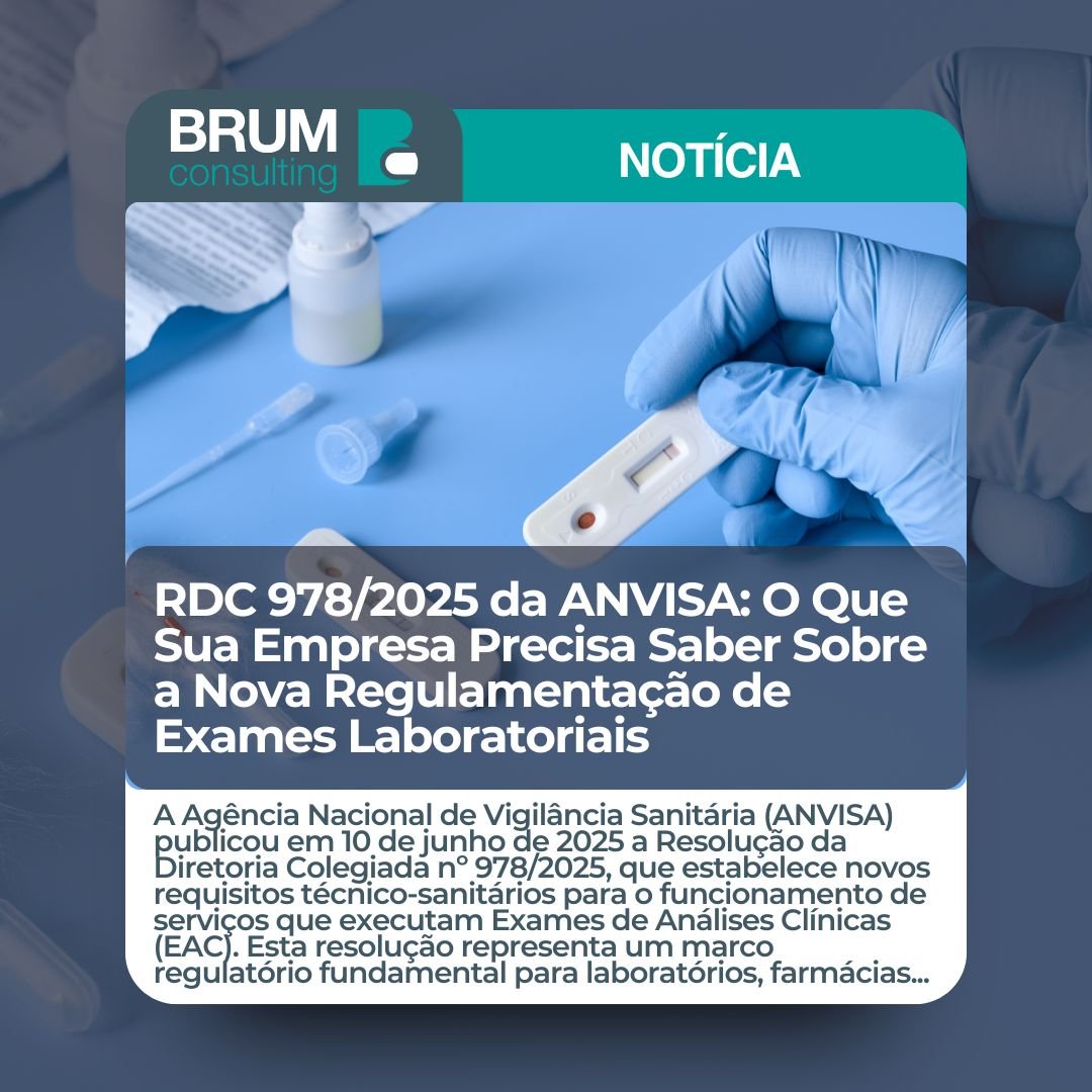 RDC 978/2025 ANVISA: Guia Completo de Adequação