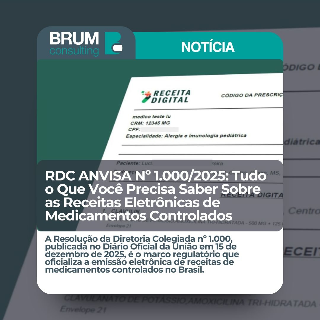 RDC ANVISA Nº 1.000/2025: Tudo o Que Você Precisa Saber Sobre Receita Eletrônica de Medicamentos Controlados